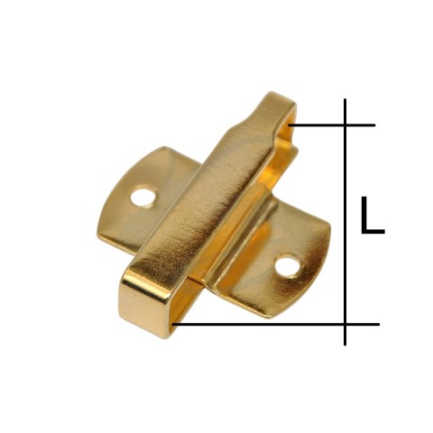 Rectangular iron attachment for clothes hanger with two holes