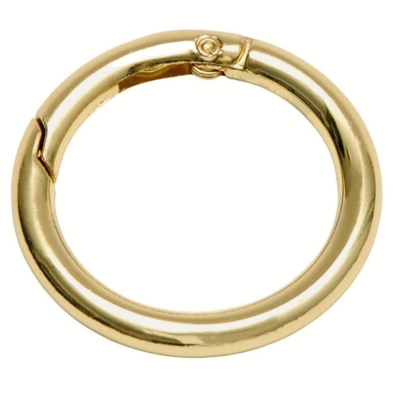 ROUND ZAMA CARABINER WITH ROUND WIRE IN VARIOUS COLORS